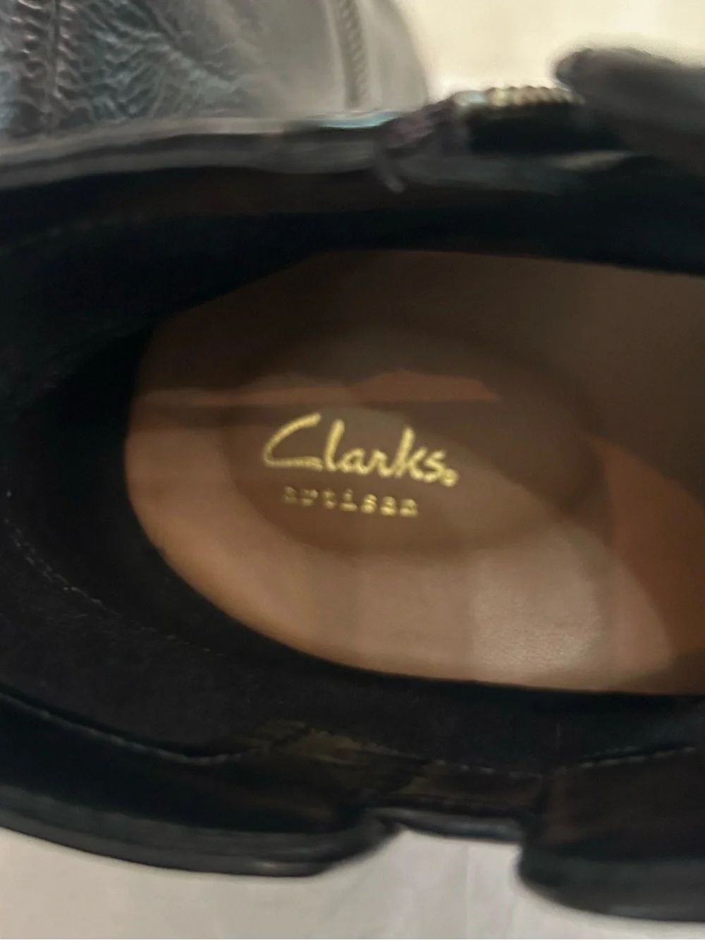 Clarks classic black